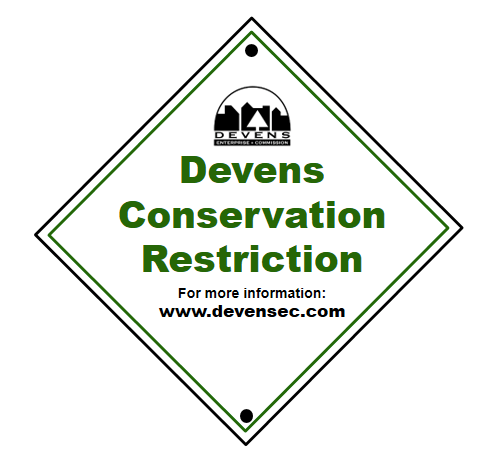 Devens Conservation Restriction marker